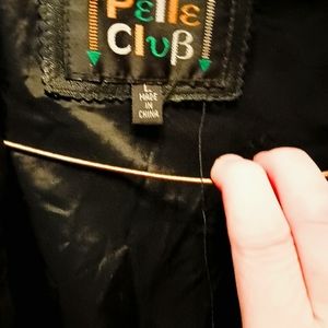 VINTAGE PELLE CLUB LEATHER TRENCH COAT MENS